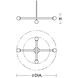 Lane LED 36 inch Black Pendant Ceiling Light