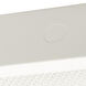 Spring LED 6.5 inch White Linear Flush Mount Ceiling Light