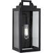 Kansas 1 Light 14.2 inch Black Outdoor Sconce