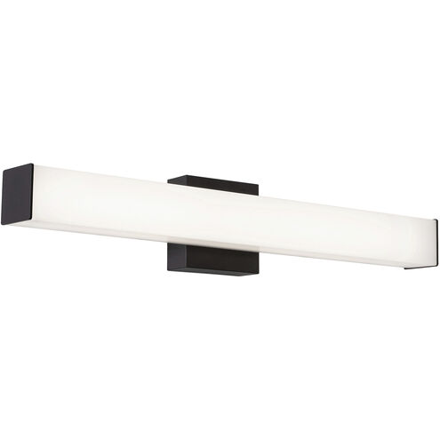 Tad LED 24.75 inch Black Vanity Light Wall Light in 24 in