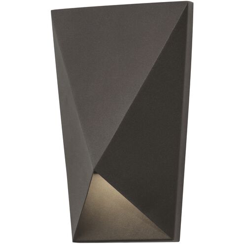 Knox LED 9.9 inch Textured Bronze Outdoor Sconce