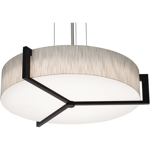 Apex 3 Light 27.15 inch Satin Nickel Pendant Ceiling Light