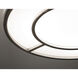 Reeves 1 Light 16 inch Satin Nickel Flush Mount Ceiling Light