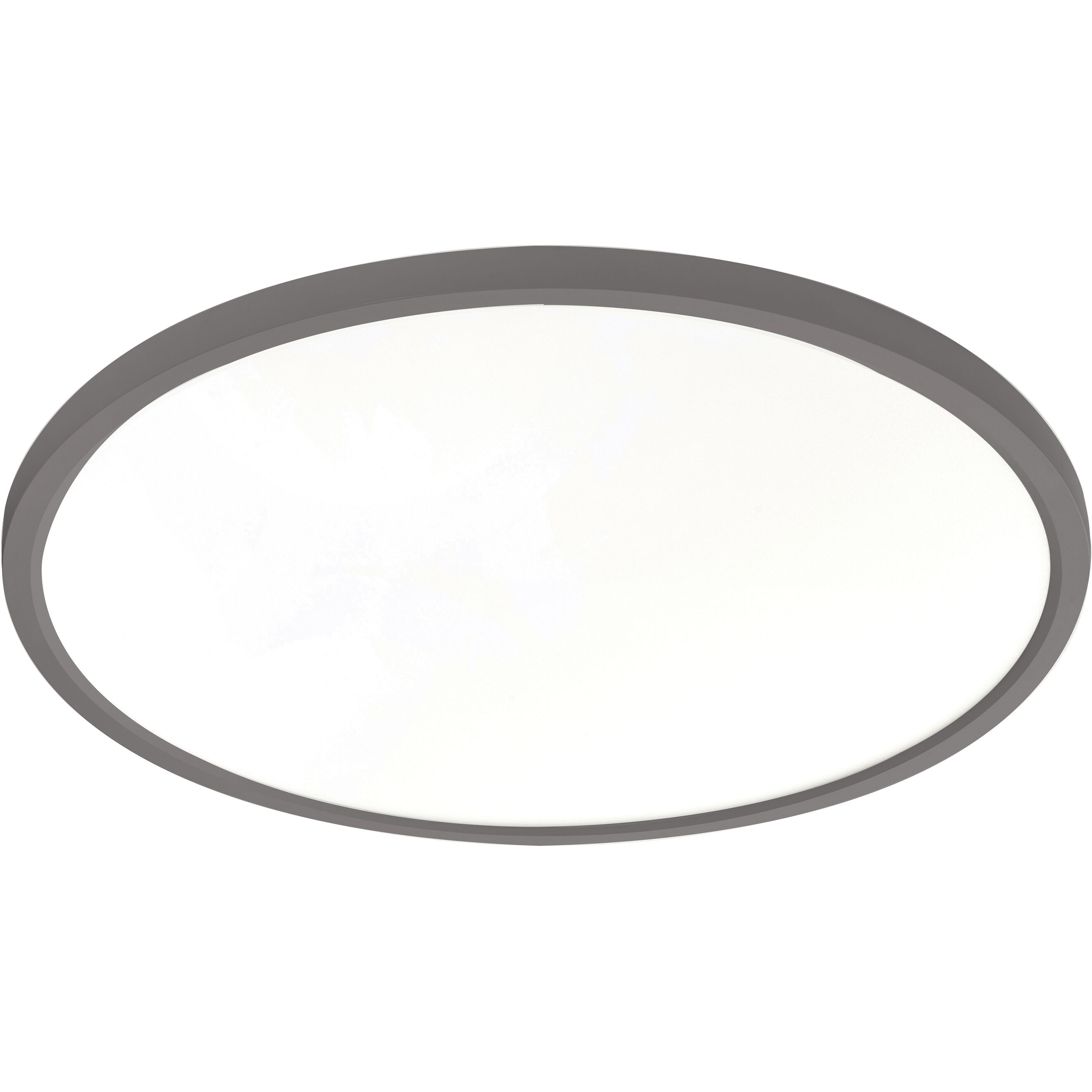 Edge Round LED 20 inch Black Flush Mount Ceiling Light