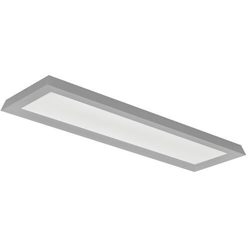Zurich LED 15 inch Satin Nickel Decorative Flush Linear Ceiling Light