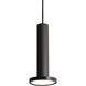 Luna LED 5 inch Black Pendant Ceiling Light