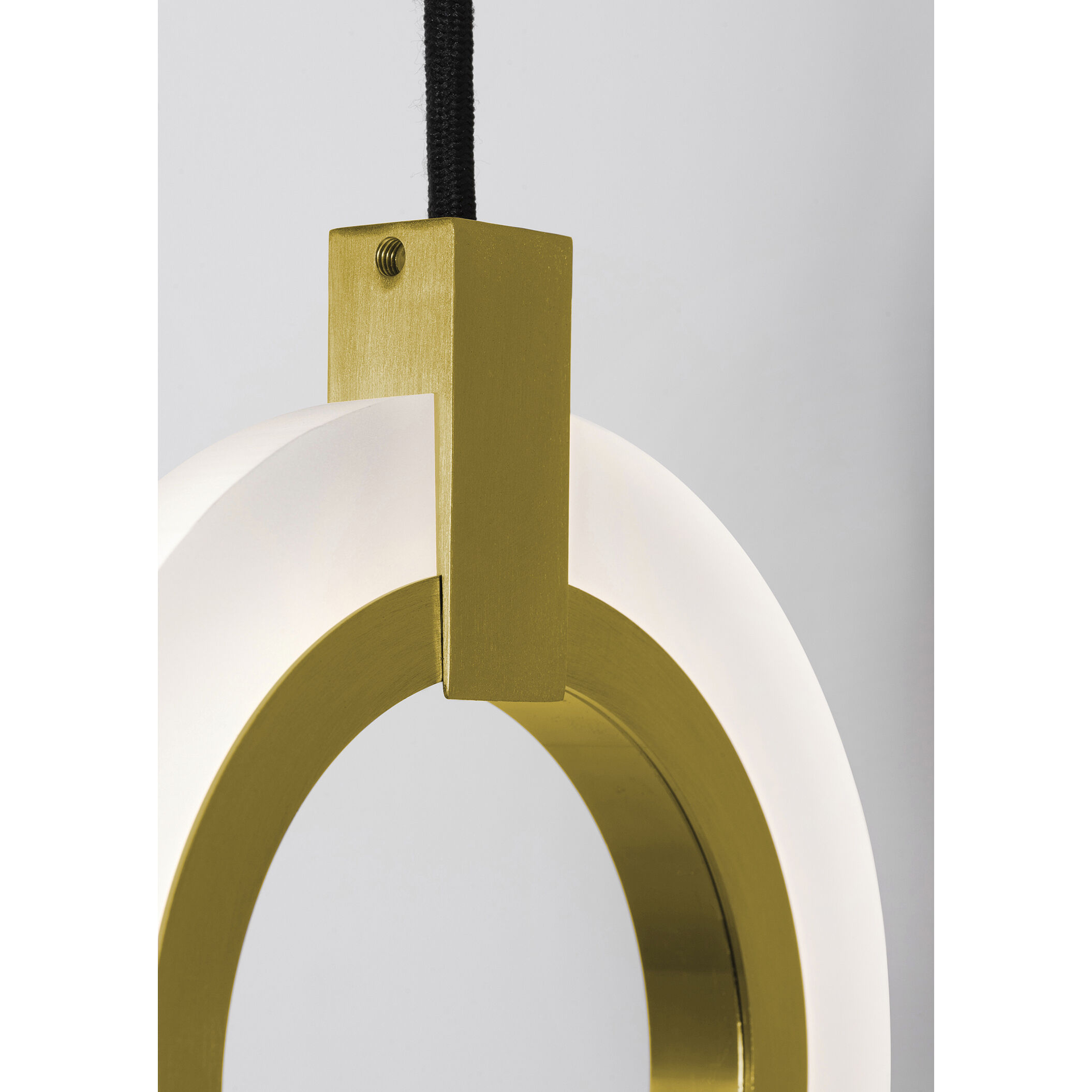 Halo LED 24 inch Light Antique Brass Multi-light Pendant Ceiling Light