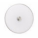 Boswell 1 Light 13.25 inch Satin Nickel Flush Mount Ceiling Light