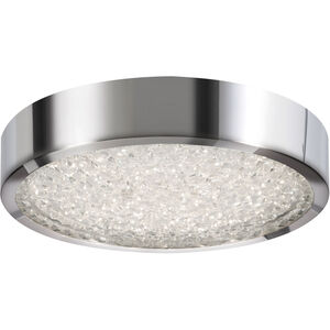 Diamonds LED 13 inch Polished Chrome Flush Mount Ceiling Light