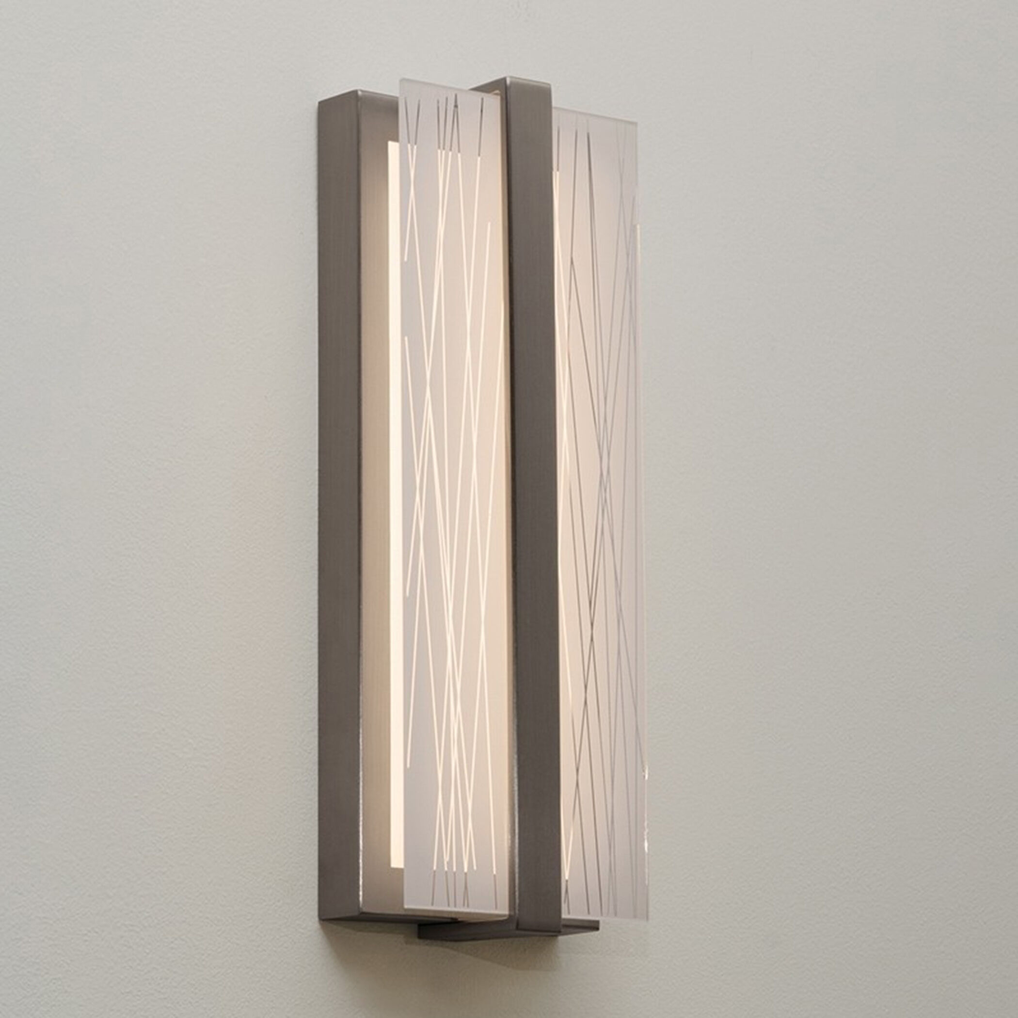 Gallery 1 Light 5 inch Satin Nickel ADA Wall Sconce Wall Light 