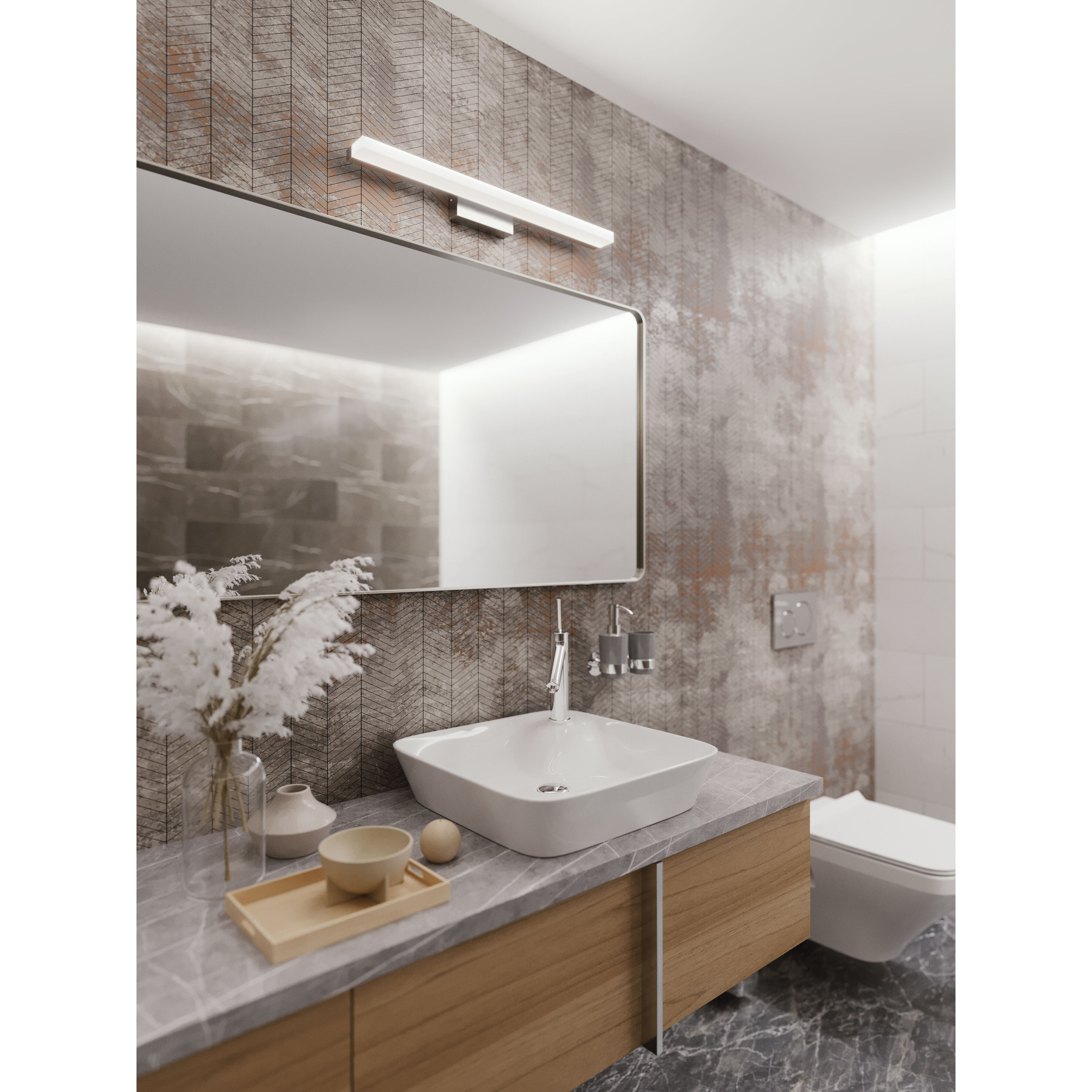 Ramona LED 3.5 inch Satin Nickel Bath Vanity Wall Light