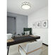 Haven LED 21 inch Black Flush Mount Ceiling Light 