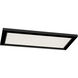 Lugano LED 24 inch Black Linear Flush Mount Ceiling Light