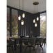 Irvine LED 18 inch Light Antique Brass Multi-light Pendant Ceiling Light