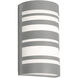 Stack Outdoor Sconce in Textured Grey