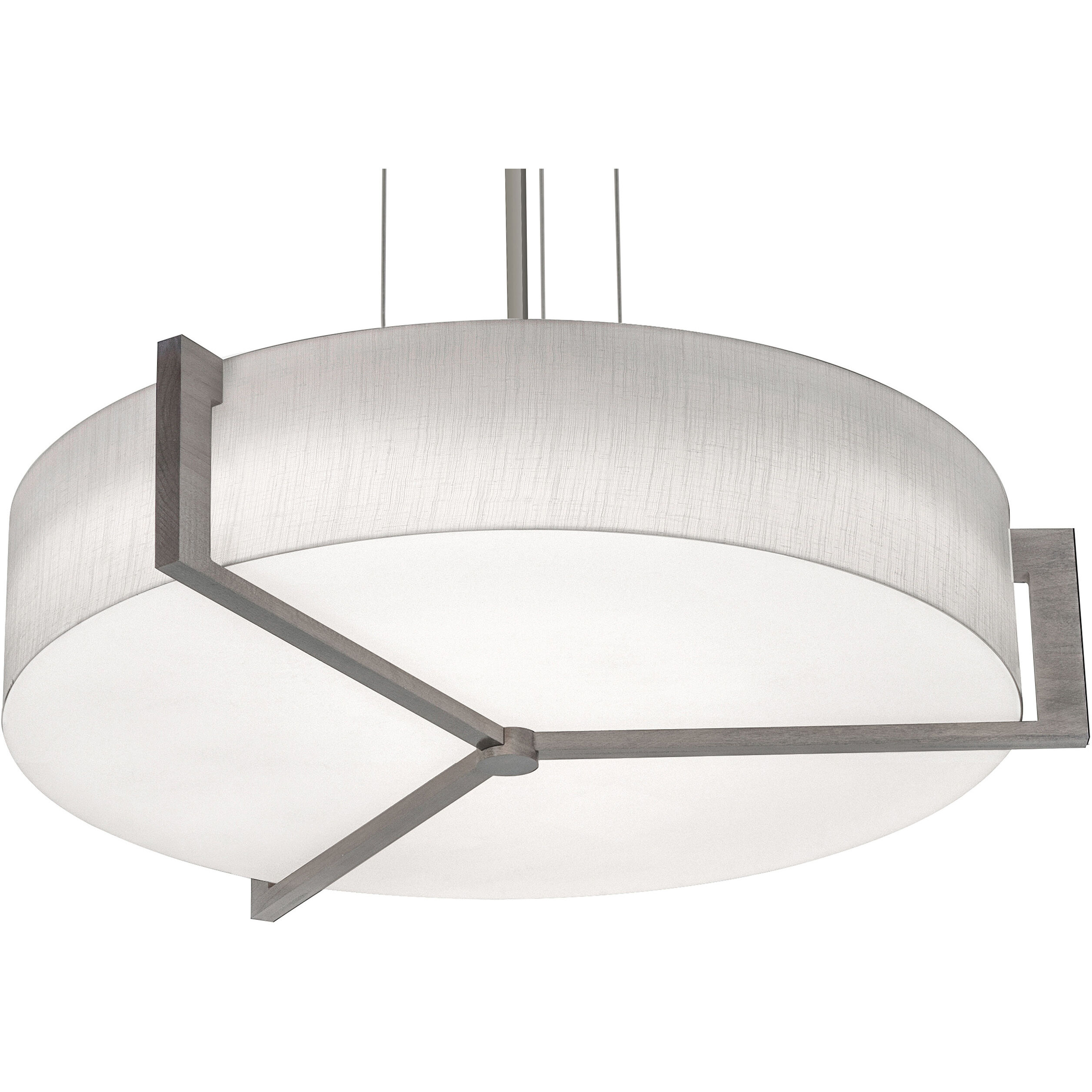 Apex LED 27.15 inch Satin Nickel Pendant Ceiling Light