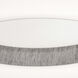 Montclair 2 Light 15 inch Satin Nickel Semi-Flush Mount Ceiling Light in Grey