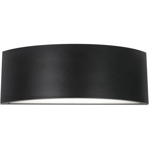 Celia LED 12 inch Black Outdoor Sconce