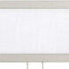 Randolph LED Satin Nickel ADA Wall Light in Linen White