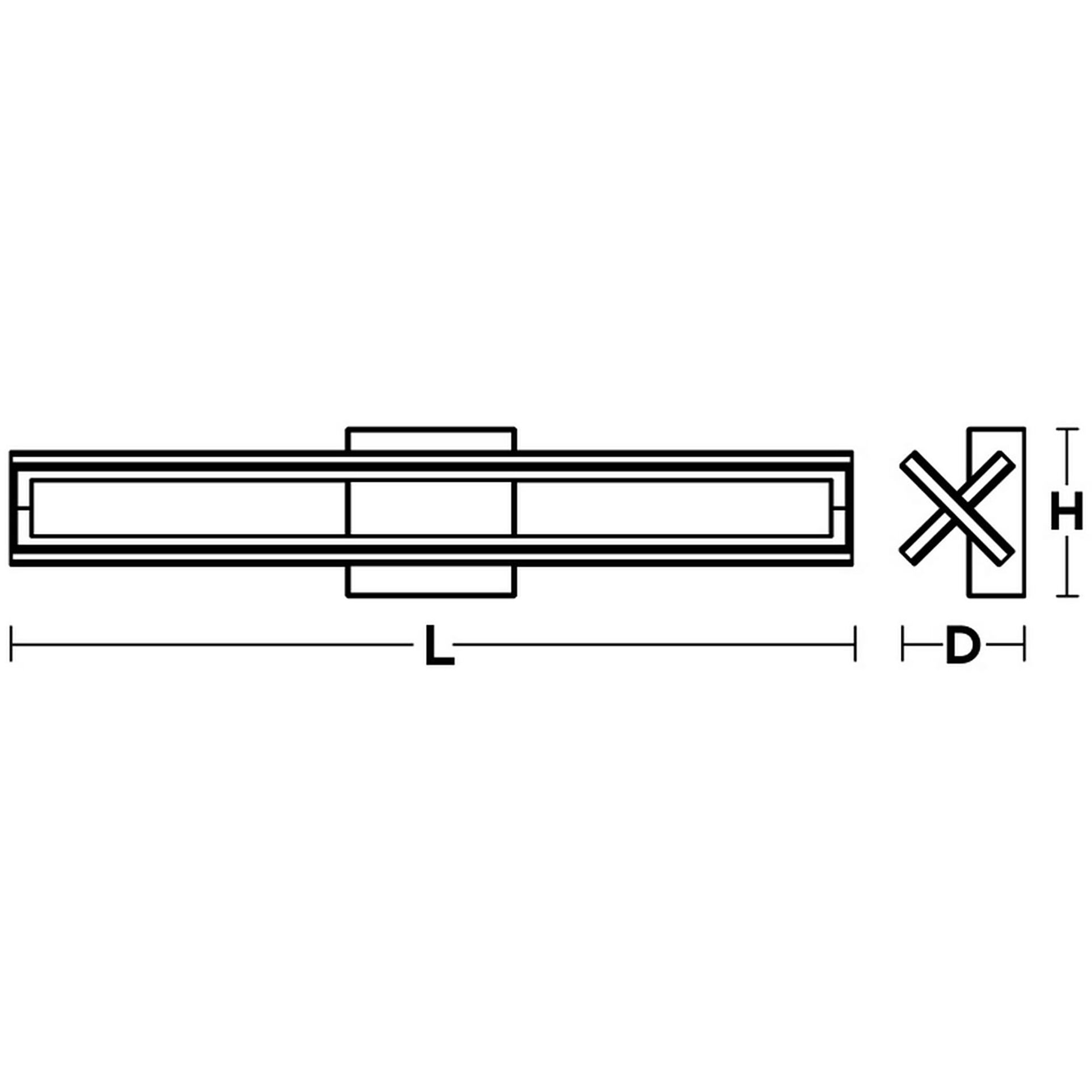 Cass LED 24 inch Satin Nickel Bath Vanity Wall Light