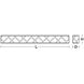 Haven LED 39 inch Black Vanity Light Wall Light
