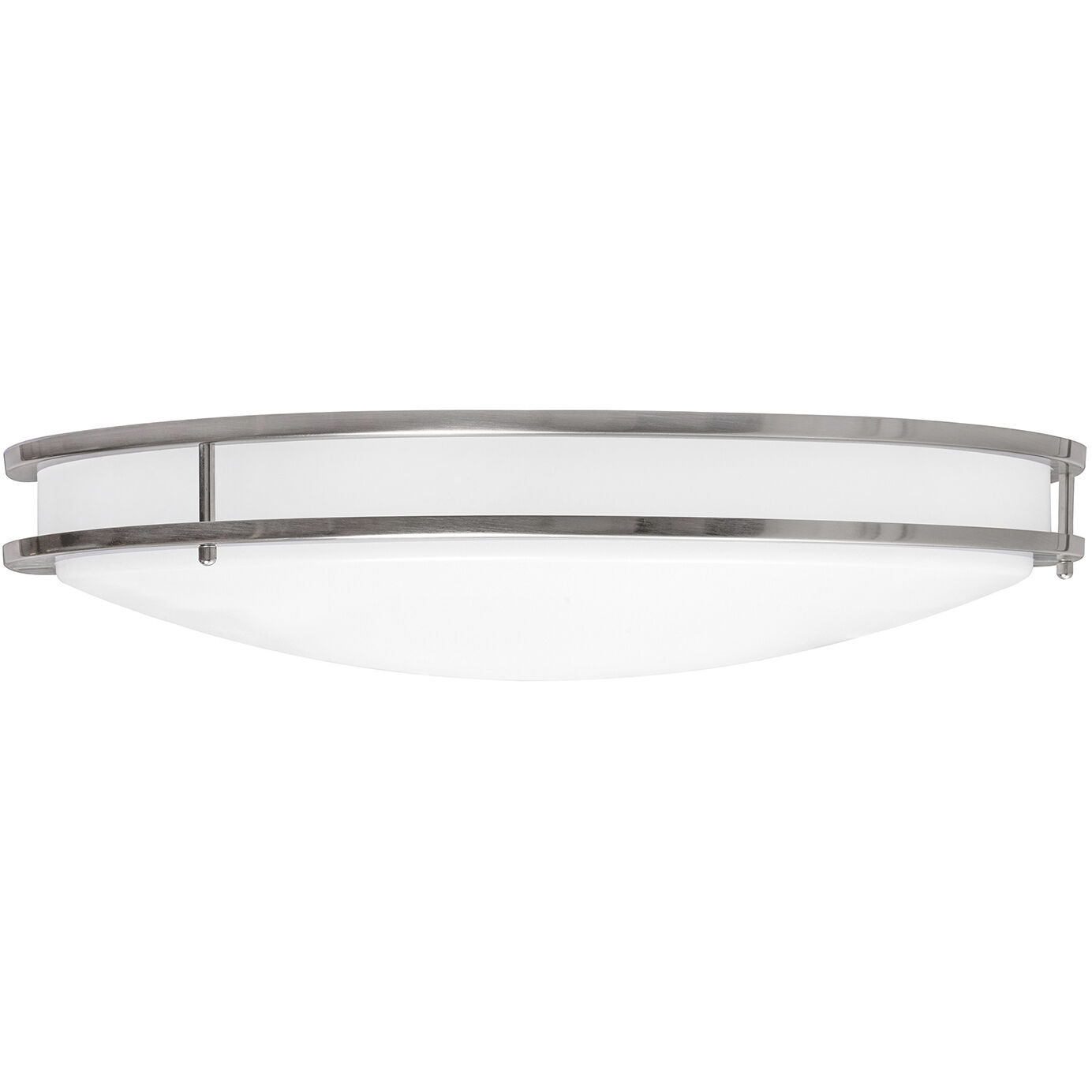 Carlisle LED 24 inch Satin Nickel Flush Mount Ceiling Light