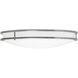 Carlisle LED 24 inch Satin Nickel Flush Mount Ceiling Light