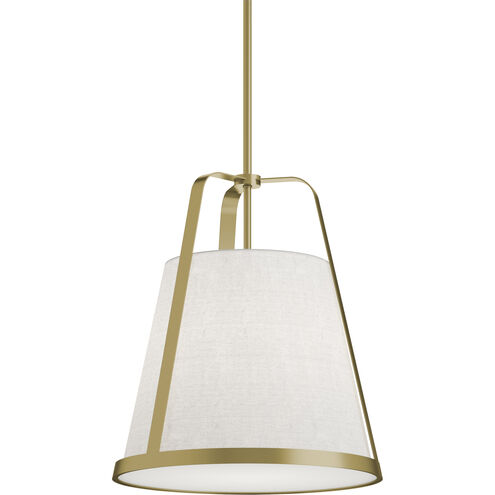 Lizzette LED 18 inch Light Antique Brass Pendant Ceiling Light
