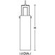 Houston 1 Light 3.5 inch Satin Nickel Pendant Ceiling Light