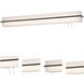 Apex LED Espresso ADA Wall Light in Linen White