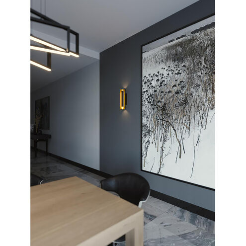Reveal LED 5 inch Black ADA Sconce Wall Light