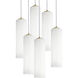 Leo 6 Light 24 inch Light Antique Brass Multi-light Pendant Ceiling Light