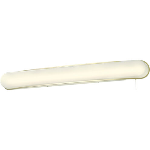 Curve Wall Light in Satin Brass