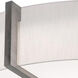 Apex LED 33.33 inch Weathered Grey Flush Mount Ceiling Light in Linen White