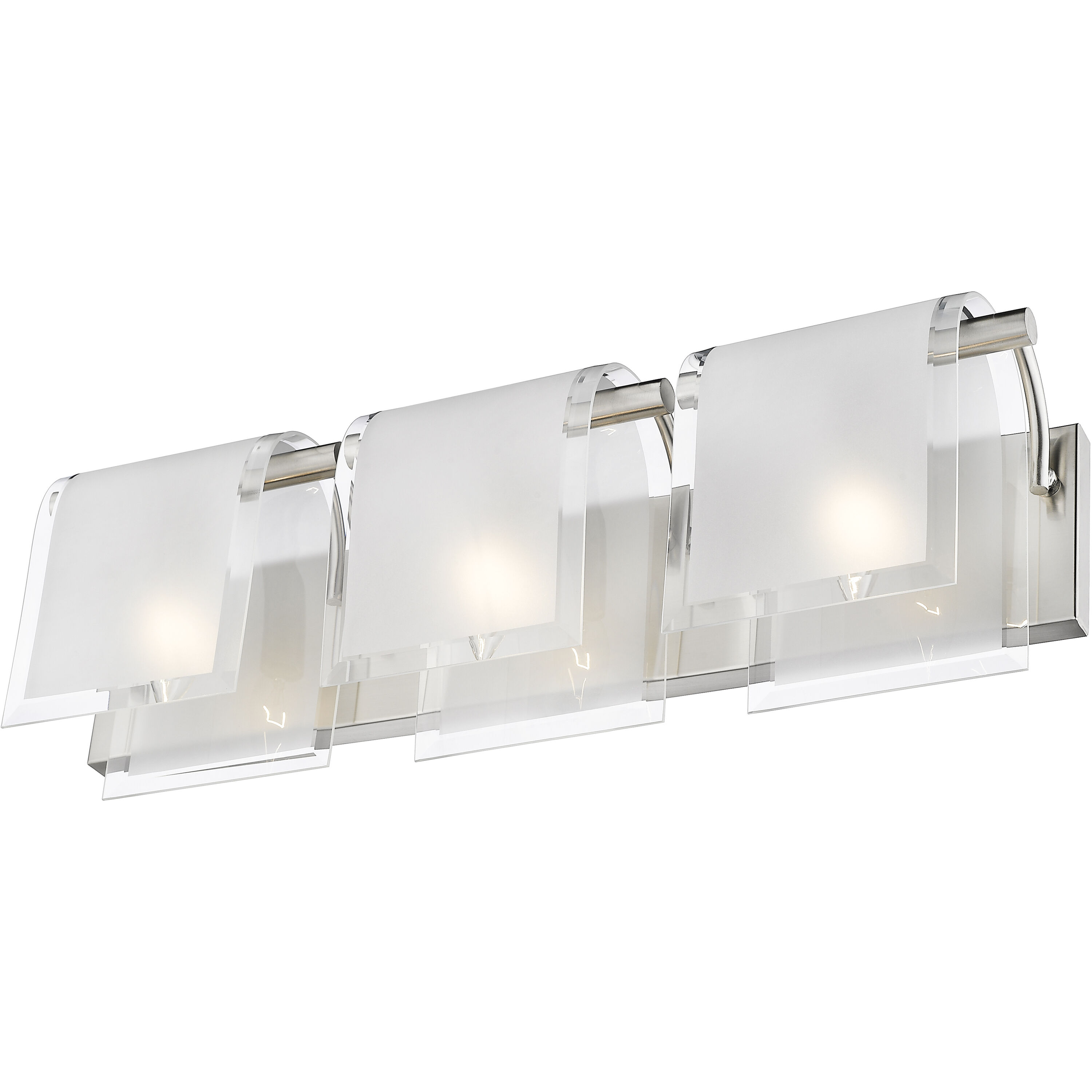 Zephyr 3 Light 22.83 inch Brushed Nickel Vanity Wall Light