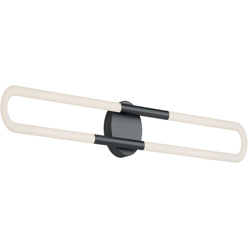 Adel LED 36 inch Black Vanity Light Wall Light