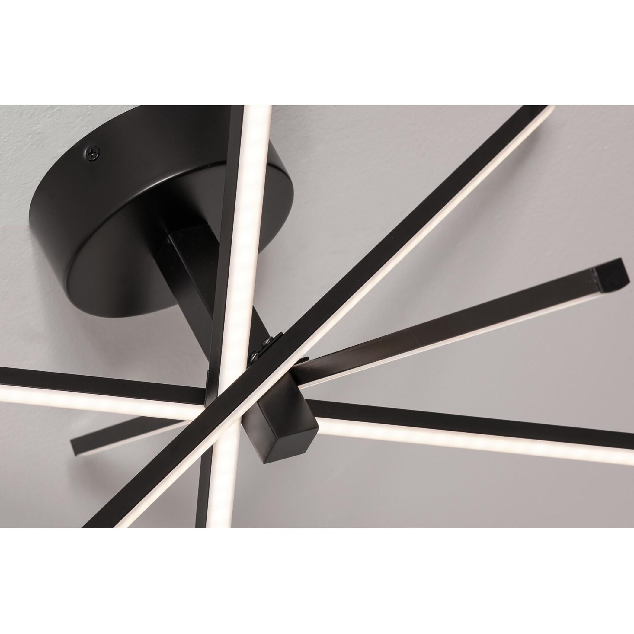 Jaxx LED 20 inch Black Flush Mount Ceiling Light
