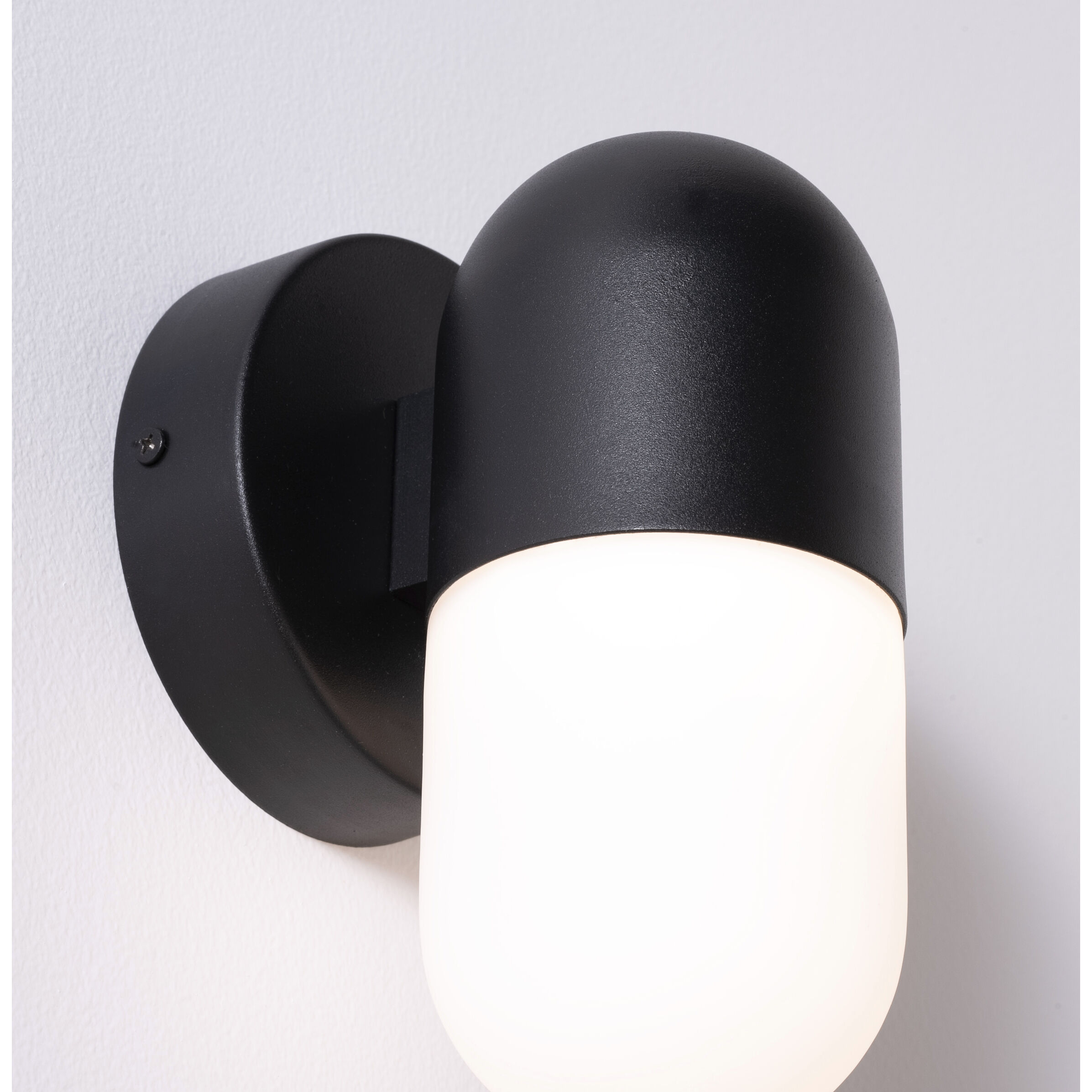 Irvine LED 8 inch Black Outdoor Sconce