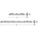 Vaportite LED 4 inch Grey Linear Flush Mount Ceiling Light