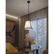 Lizzette LED 18 inch Black Pendant Ceiling Light