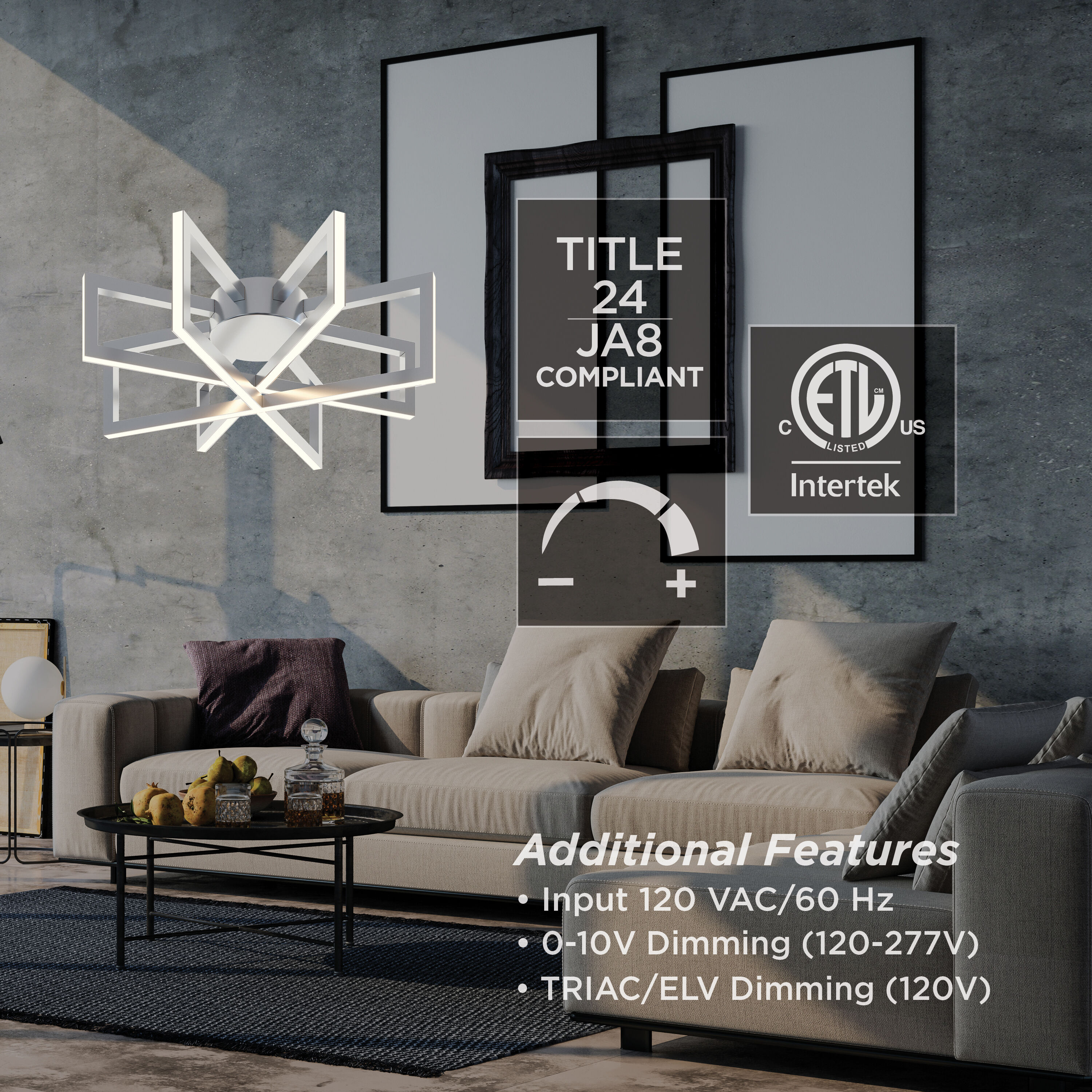 Cass LED 13 inch Gold Flush Mount Ceiling Light 