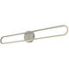Sienna LED 34.5 inch Painted Nickel Vanity Light Wall Light