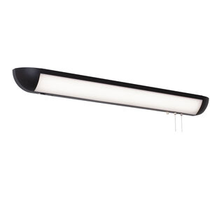 Clairemont LED 48 inch Black ADA Overbed Wall Light