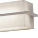 Apex LED 26.5 inch Weathered Grey Vanity Light Wall Light in White