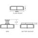 Apex 1 Light 14.25 inch Espresso Flush Mount Ceiling Light in Jute