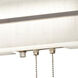 Apex LED Weathered Grey ADA Wall Light in Linen White