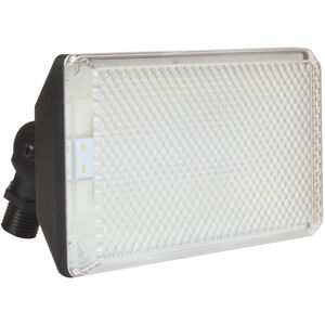 Led Flood 1 Light 4 inch Black Outdoor Wall Sconce