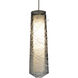 Spun LED 5 inch Satin Nickel Pendant Ceiling Light 