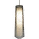 Spun LED 5 inch Satin Nickel Pendant Ceiling Light 