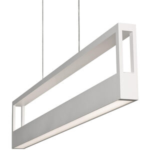 Echo LED 45 inch White Linear Pendant Ceiling Light